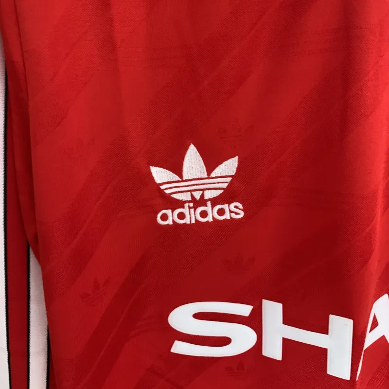 86/88 Manchester United home Retro long sleeve Jersey