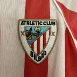 25/26 Athletic Bilbao100th Anniversary Home Stadium Retro Soccer Jersey