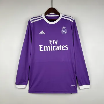 16/17 Real Madrid away Retro long sleeve Jersey