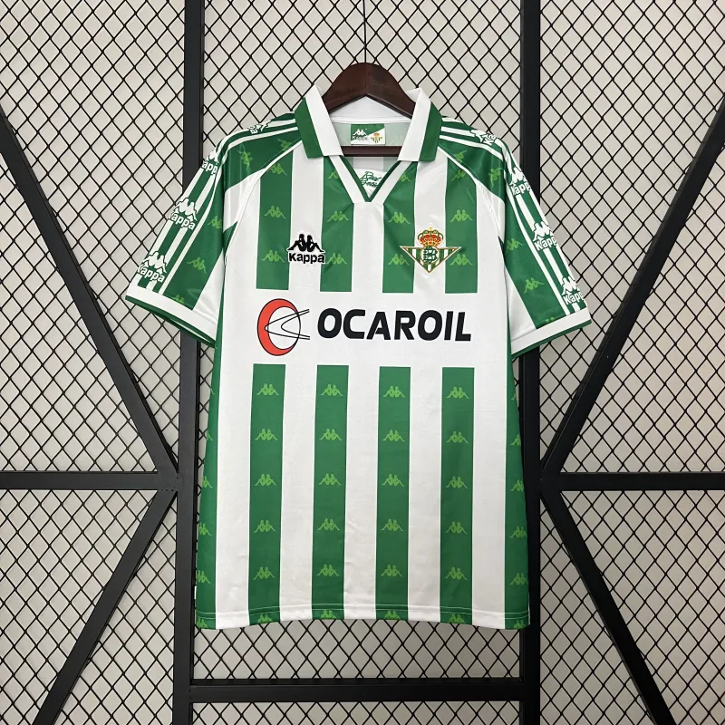 95/96 Real Betis Heim Retro Fußball Trikot