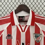 25/26 Athletic Bilbao100th Anniversary Home Stadium Retro Soccer Jersey