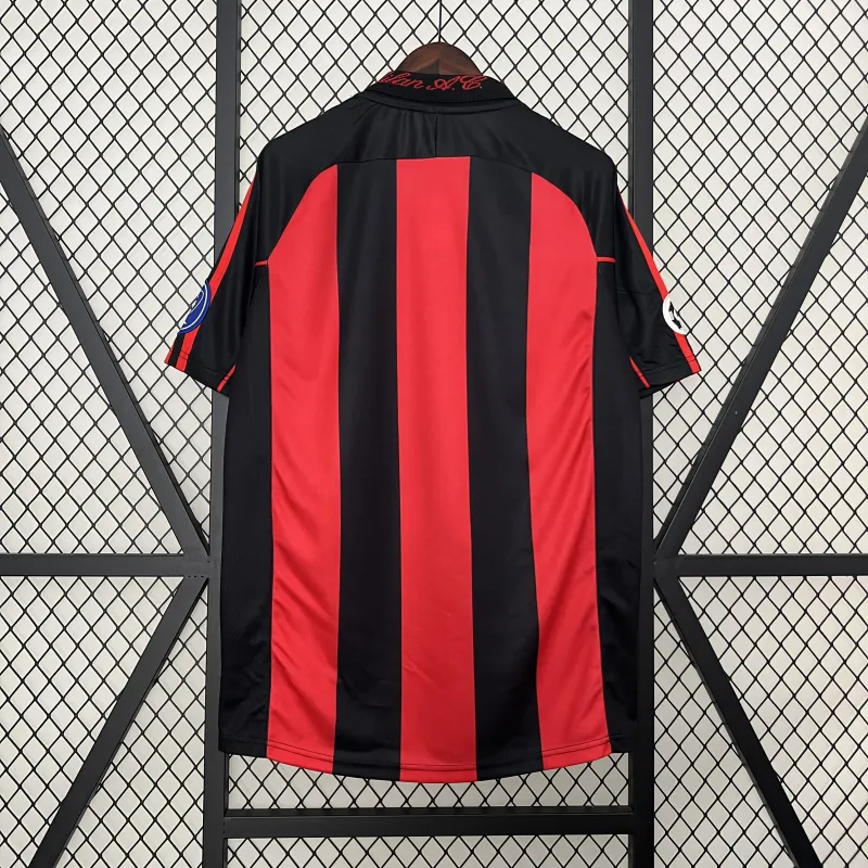 00/01 AC Milan Home Retro Soccer Jersey