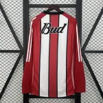 Camisola de manga comprida retrógrada de 03/04 do River Plate