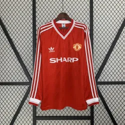 86/88 Manchester United home Retro long sleeve Jersey product image