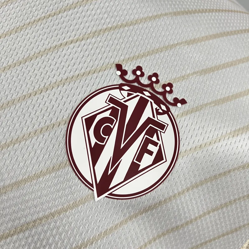25/26 Villarreal auswärts weißes Fußballtrikot