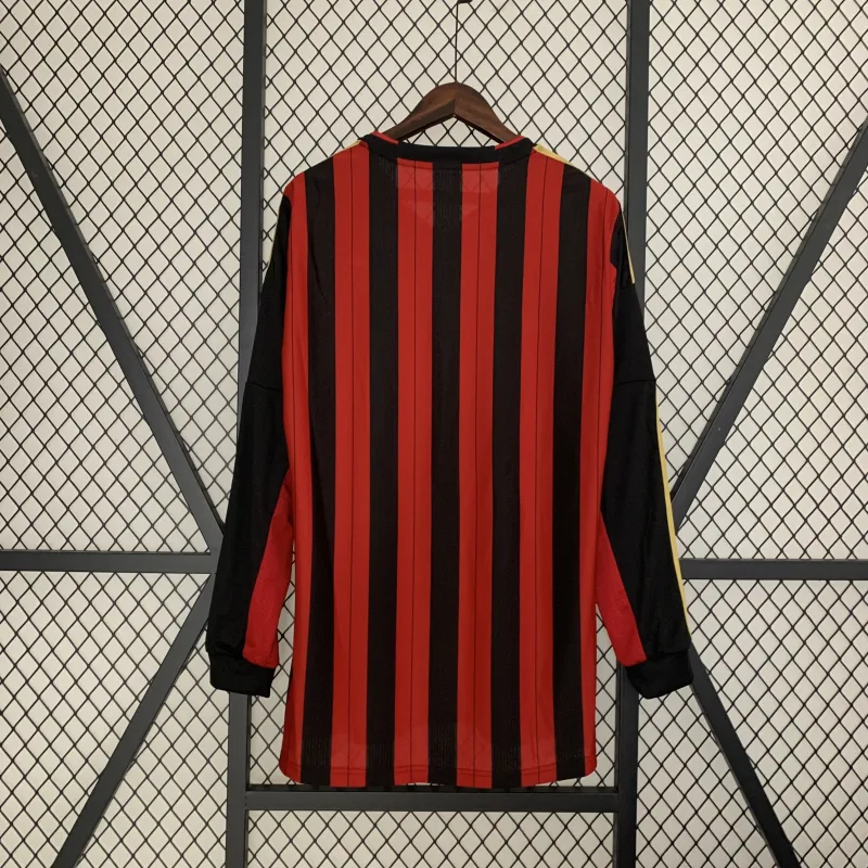 13/14 AC Milan home Retro long sleeve Jersey