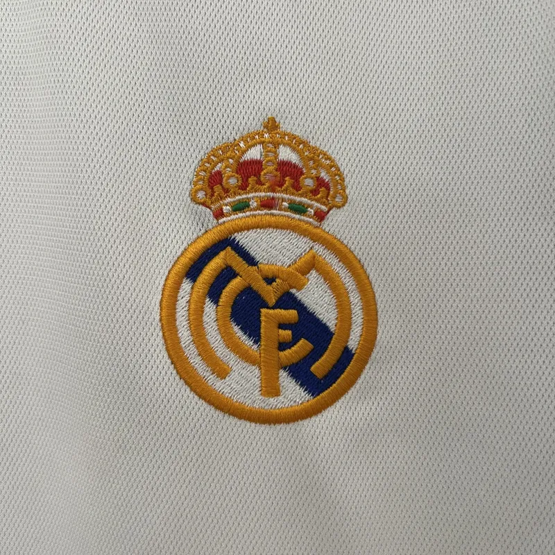 00/01 Real Madrid Home Retro long sleeve Jersey