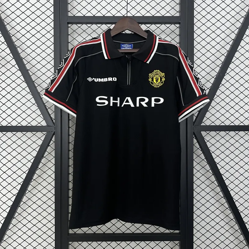 98/99 Manchester United Black Retro Soccer Jersey