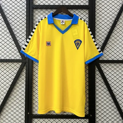 83-84 Cadiz Home Retro Soccer Jersey