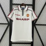 98/99 Manchester United Commemorative Edition White Retro Soccer Jersey 98/99 Manchester United Commemorative Edition White Retro Soccer Jersey
