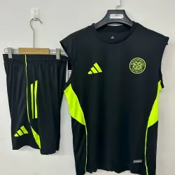25/26 Celtics Black Vest Sleeveless training Kit - product photo US27.99 - 25/26 Celtics Black Vest Sleeveless training Kit