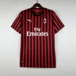 Maillot de football rétro domicile de l'AC Milan 19/20 19/20 AC Milan Home Retro Soccer Jersey