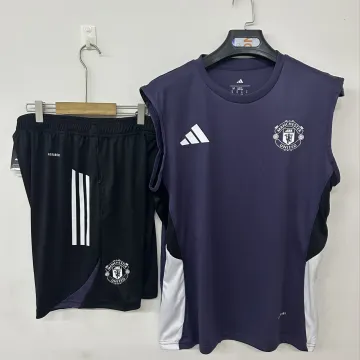 25-26 Manchester United Purple Vest Sleeveless training Kit