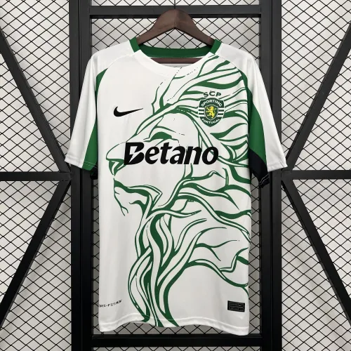 25-26 Sporting Lisbon Special Edition White Soccer Jersey
