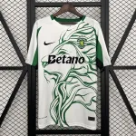 25/26 Sporting Lissabon speciale editie wit voetbalshirt 25/26 Sporting Lisbon Special Edition White Soccer Jersey