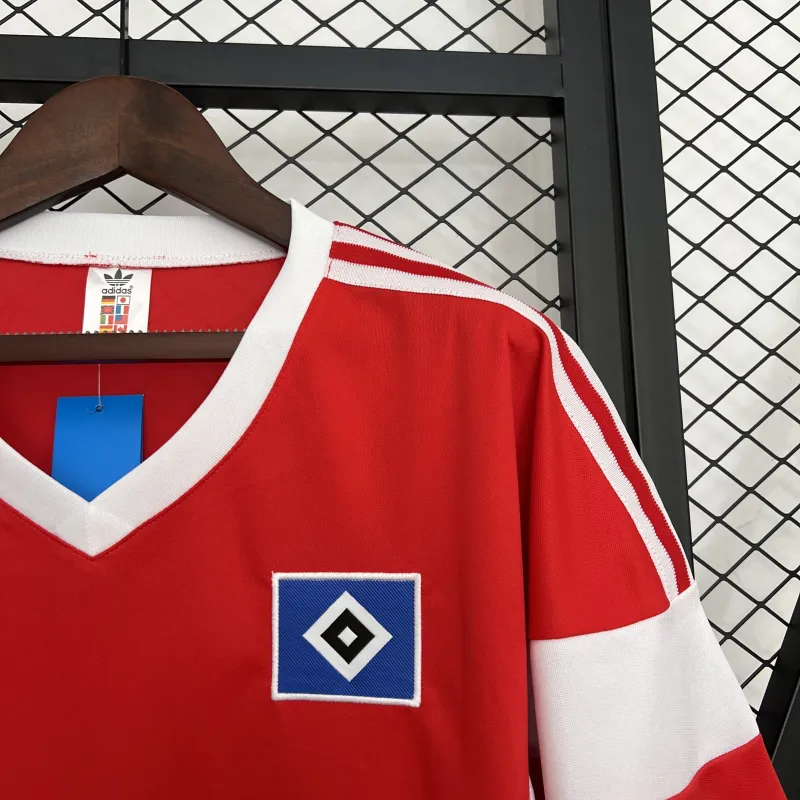 88/89 Hamburger FC Rot Retro Fußball Trikot