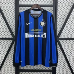 09/10 Inter Milan Home Champions League Edition Retro Blue Long Sleeve Jersey product image