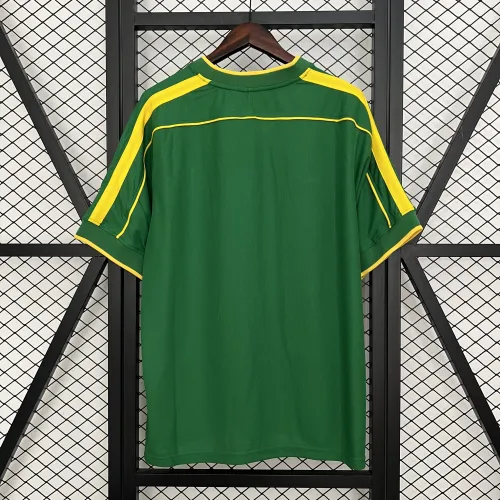1998 Retro Brazi Guarda-redes Verde Camisola de Futebol
