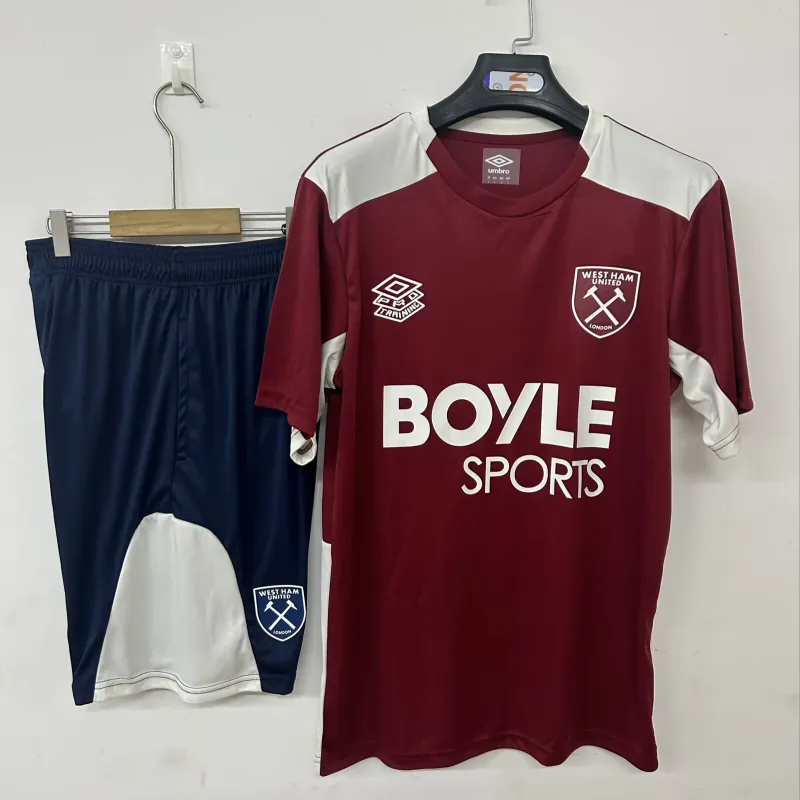 25/26 West Ham United Red training Kit