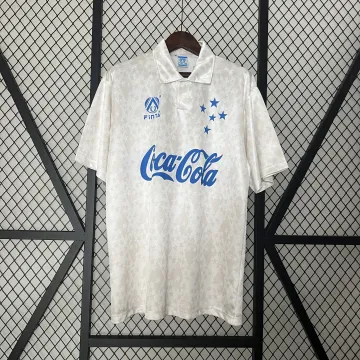 93-94 Cruzeiro away Retro Soccer Jersey