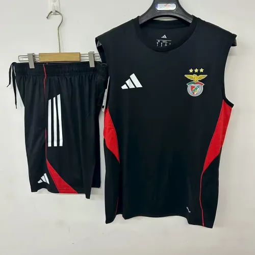 25/26 Benfica zwart vest mouwloos trainingspak