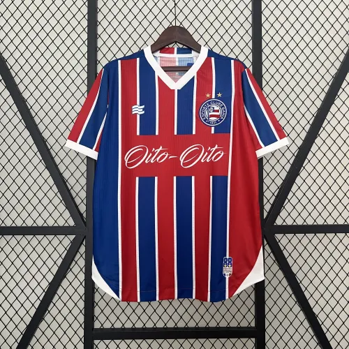 88/89 Bahia Commemorative Edition Red Retro Soccer Jersey