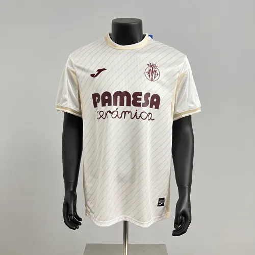 Maglia da calcio bianca da trasferta del Villarreal 25/26