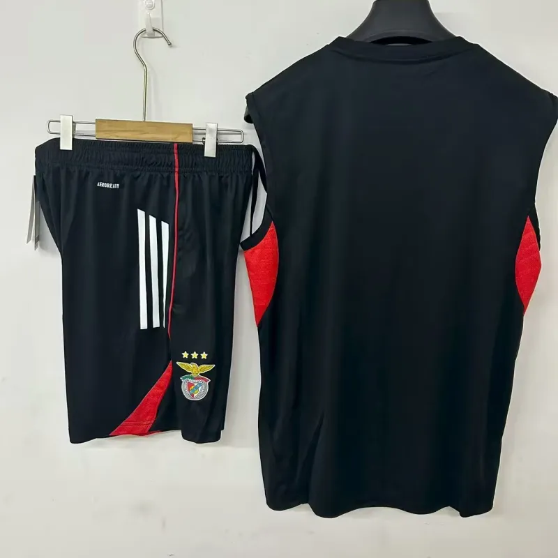 25/26 Benfica black Vest Sleeveless training Kit