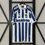 Camisa de futebol retro da Real Sociedad (jogo em casa) da época 94/95 94/95 Real Sociedad Home Retro Soccer Jersey