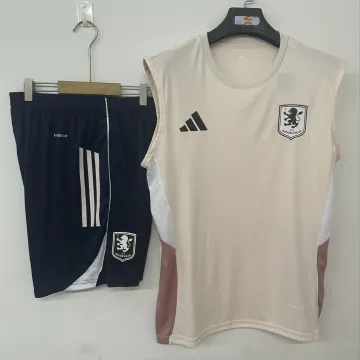 25-26 Aston Villa pink Vest Sleeveless training Kit