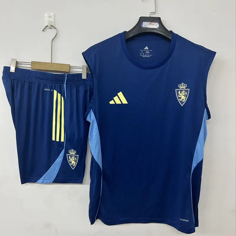 25/26 Real Zaragoza Vest Sleeveless royal blue Training Kit