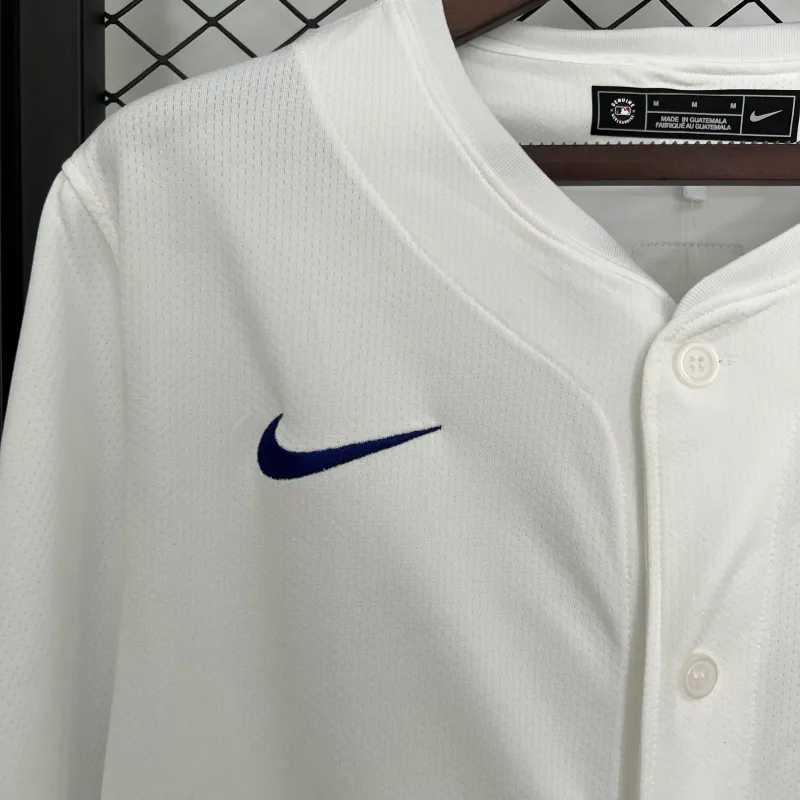 25/26 Chelsea White Baseball Jersey