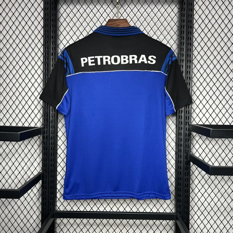 99/00 Flamengo Blue Goalkeeper Uniform Retro Soccer Jersey