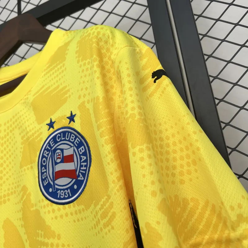25/26 Bahia Torwart Gelb Fußball Trikot