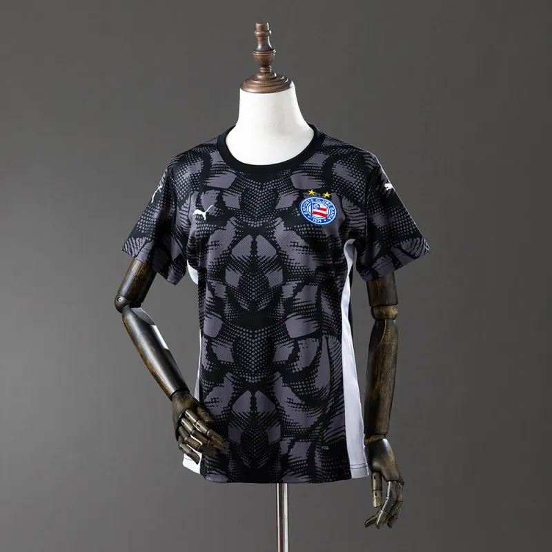 25/26 Bahia Portiere Nero Maglia Calcio Donna