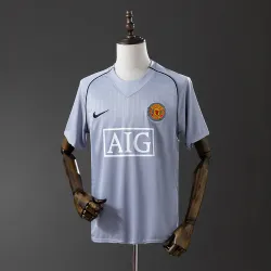 07/08 Manchester United Goalkeeper Grey Retro Soccer Jersey - product photo 07/08 Manchester United Goalkeeper Grey Retro Soccer Jersey product image