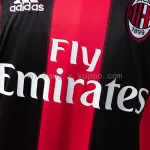 10/11 AC Milan Home Retro Long Sleeve Soccer Jersey