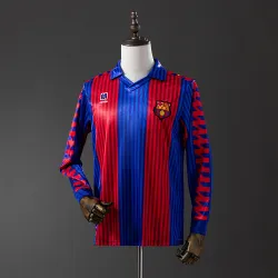 92/93 Barcelona Home Retro Long Sleeve Jersey - product photo 92/93 Barcelona Home Retro Long Sleeve Jersey product image