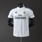 Camiseta de local del Real Madrid 14/15, versión retro para jugador 14/15 Real Madrid Home Retro Player Version Jersey