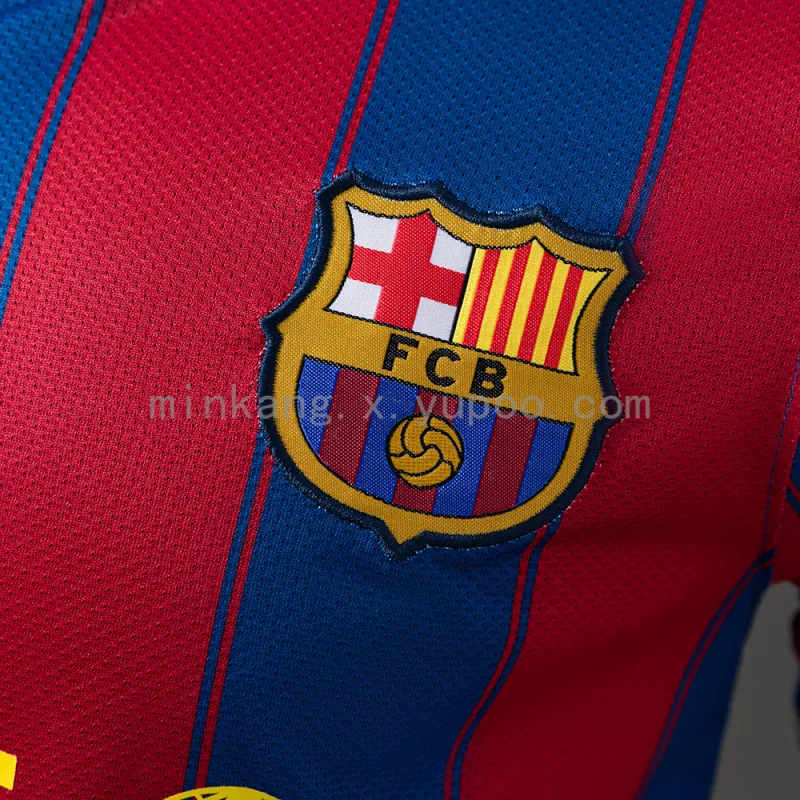 09/10 Barcelona Home Retro Player Version Jersey
