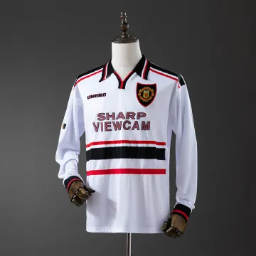 98/99 Manchester United Away Retro Long Sleeve Jersey