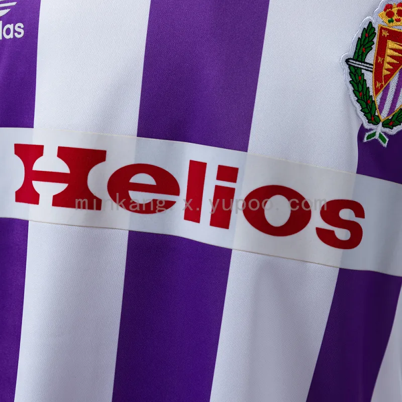 84/85 Real Valladolid Home Retro Soccer Jersey