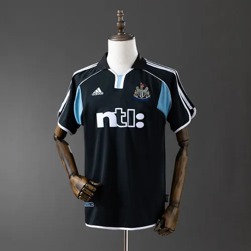 00/01 Newcastle United Auswärts-Retro-Fußballtrikot