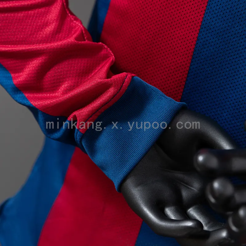10/11 Barcelona Home Retro Long Sleeve Player Version Jersey
