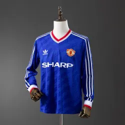 86/88 Manchester United Second Away Retro Long Sleeve Jersey product image