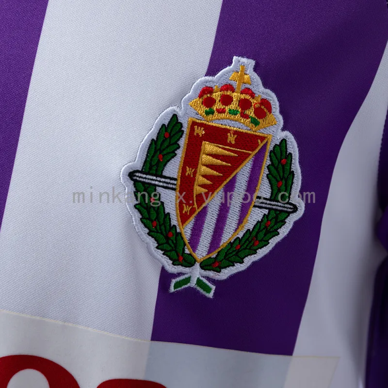84/85 Real Valladolid Home Retro Soccer Jersey