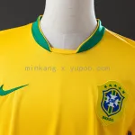 Copa del Mundo 2006 Brasil Home Long Sleeve Retro soccer Jersey