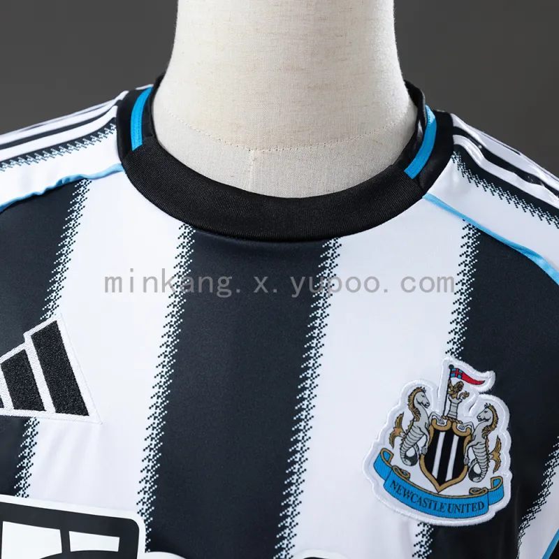 25/26 Newcastle United Home Long Sleeve black soccer Jersey
