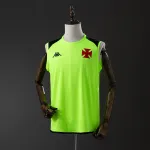 25/26 Vasco da Gama training suit fluorescent green Vest Sleeveless football jersey