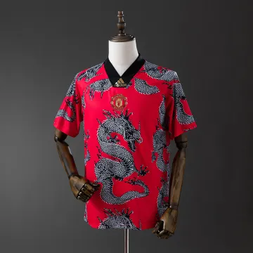 19/20 Manchester United Chinese Dragon Special Edition Red Retro Soccer Jersey